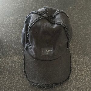 Black rag and bone hat